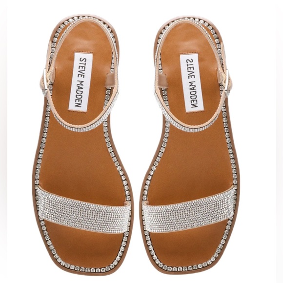 Steve Madden Shoes Steve Madden Womens Rhinestones Nickel